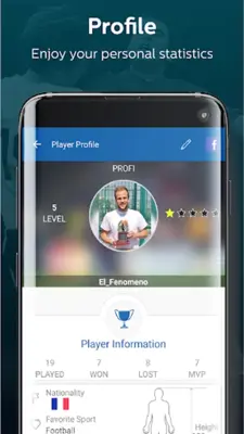 Sport12 - Play Soccer Anytime android App screenshot 5